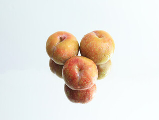 Summer fresh fruit plums