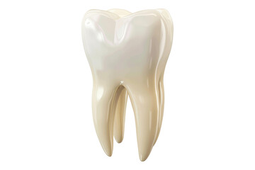 Premolar tooth isolated on transparent background