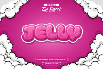 Jelly editable text effect