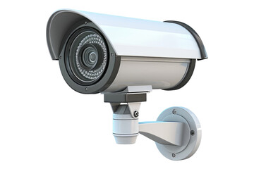 Security camera isolated on transparent background