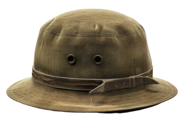 Solider hat isolated on transparent background