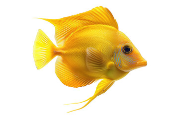 Tang fish isolated on transparent background