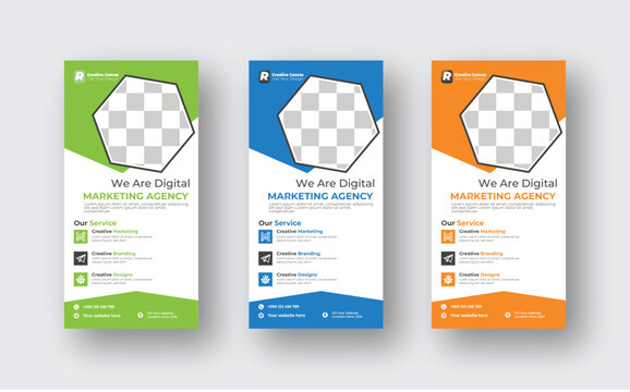 Corporate Rollup Banner  Design Template