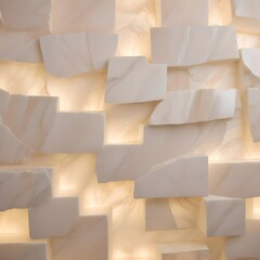 Fototapeta premium Refined, luminous alabaster backdrop with subtle, directional lighting