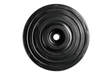Weight plate isolated on transparent background
