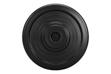 Weight plate isolated on transparent background