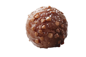 Irresistible Caramel Cookie Isolated On Transparent Background