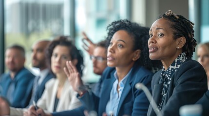 Obraz premium The business meeting discussion