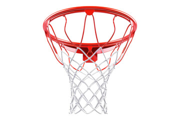 Basket ball hoop isolated on transparent background