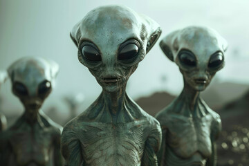 Alien creatures on a mission to Earth