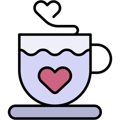 tea, heart, coffee cup, tea cup, love Icon