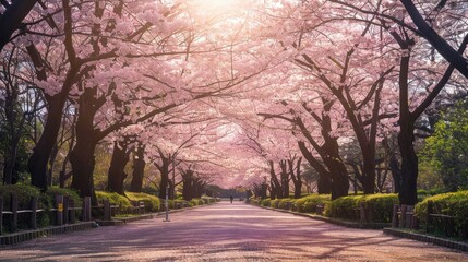 Photorealistic Summer Cherry Blossoms | Summer Background | Photorealistic