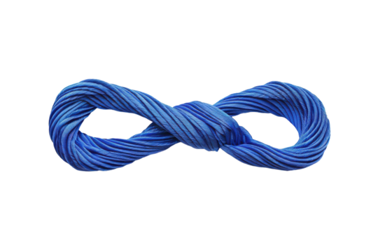 Rope Tying Method Isolated On Transparent Background