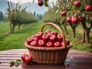 apples in a basket