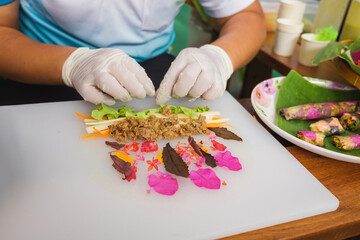 Happy Couple Strolling by a Lake with Lush Green Trees