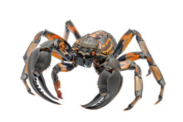 Natural Crawler Portrait Isolated On Transparent Background