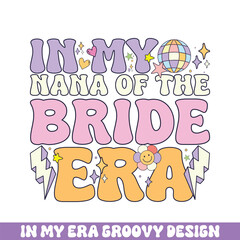 In my nana of the bride era groovy retro designs