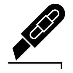 Vector Icon for Knife, stationary, cutter, office