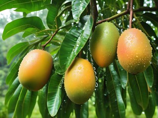 Mangoes on tree