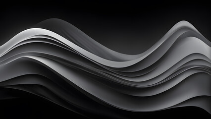 Obraz premium A black and white image of a wave with a lot of detail