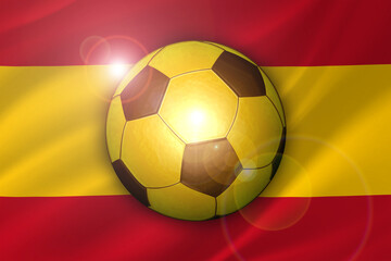 Fototapeta premium Spanien Champion