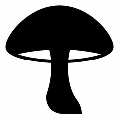 Mushroom  house vector illustration, mushroom vector art, halloween mushroom house silhouette, mushroom vector art