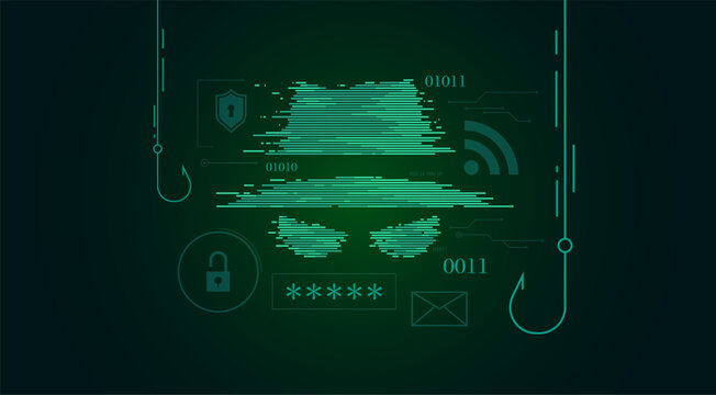 Fraud alert. Beware of phishing cybercrimes from strangers. The concept of being alert to cyber threats via smartphones, computers and others, being careful of fraud on social media