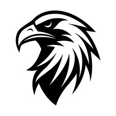 Eagle Head Eagle Logo Symbol - Gaming Logo Elegant Element for Brand vector art illustration