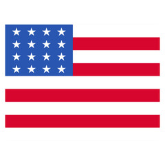 Vector Icon for United States, country, national, flag, world flag
