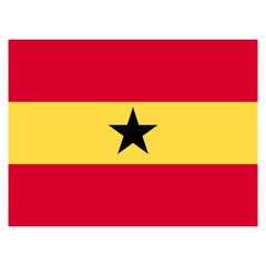 Vector Icon for ghana, country, national, flag, world flag