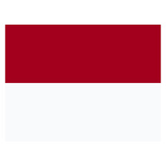 Vector Icon for Indonesia, country, national, flag, world flag