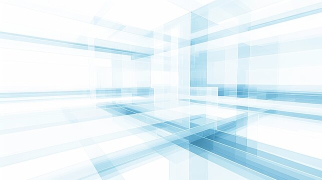 image of a squared design with blue lines and a white background