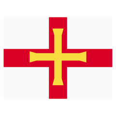 Obraz premium Vector Icon for Guernsey, country, national, flag, world flag