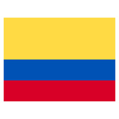 Vector Icon for Colombia, country, national, flag, world flag