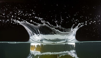 美しい水王冠・水しぶき・スプラッシュ