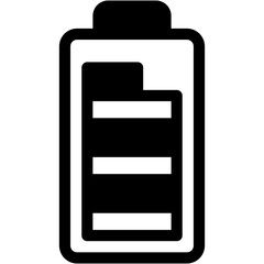 Obraz premium Vector Icon Battery, electric, power, charge, battery level