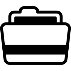 Vector Icon Documents, files, folder, information, record