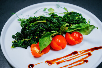 Homemade Korean Spinach Sigeumnchi Namul Banchan Side Dish