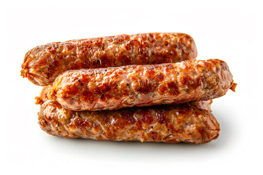three sausages are stacked on top of each other
