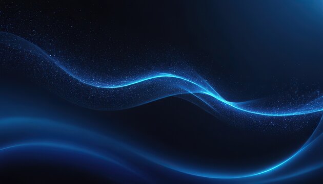 Dark blue and glow particle abstract background
199