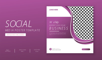 Digital marketing agency and corporate social media and instagram post template