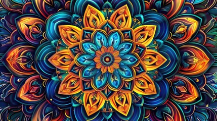 Elegant mandala patterns with intricate details and symmetry.