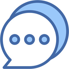 Vector Icon Bubble, chat, message, text