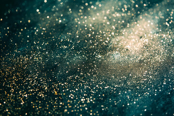 Obraz premium Starry Night Sky Abstract Background with Glittering Sparkles and Shimmering Lights