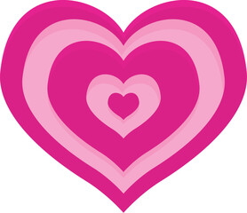 Pink heart representing love and romance, perfect for valentine's day projects