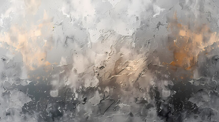 Abstract blurred cityscape with raindrops on glass, creating a moody and reflective atmosphere.