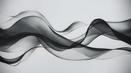 black and white wave abstract background