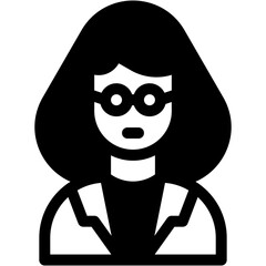 Vector Icon Gynecologist, lady, dotor, woman