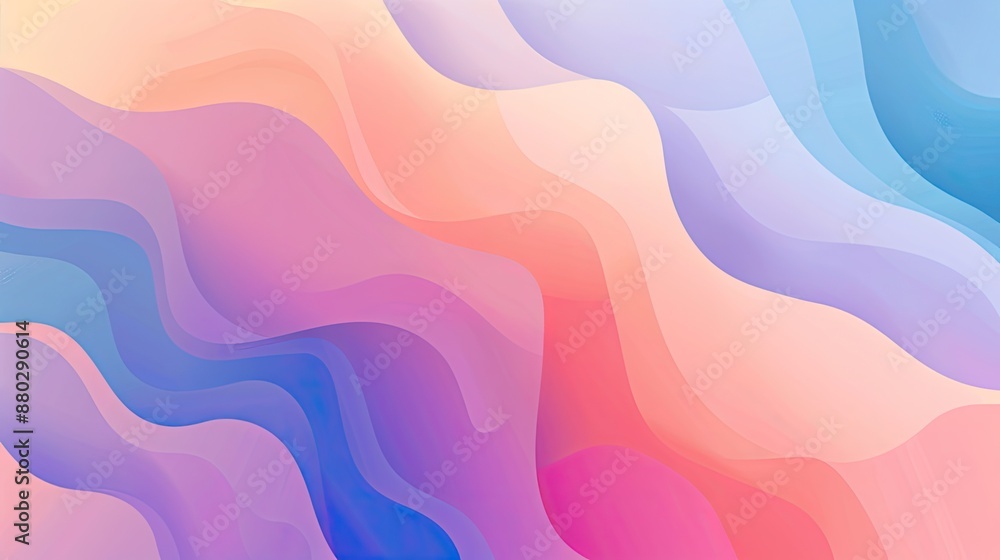 Poster gradient background with soft transitions, versatile for various subjects.