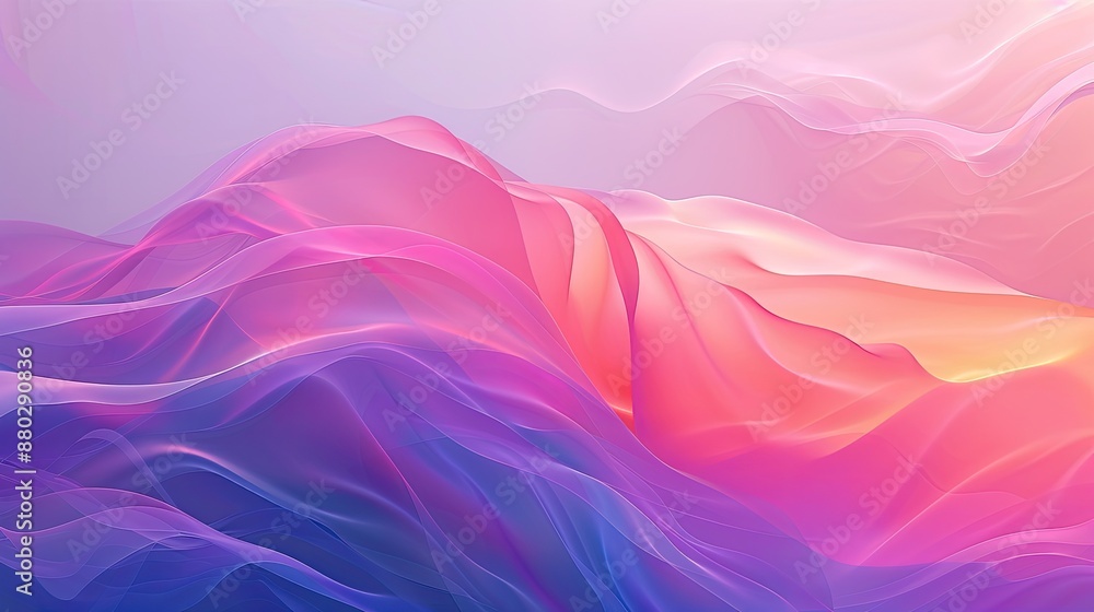 Poster gradient background with soft transitions, versatile for various subjects.